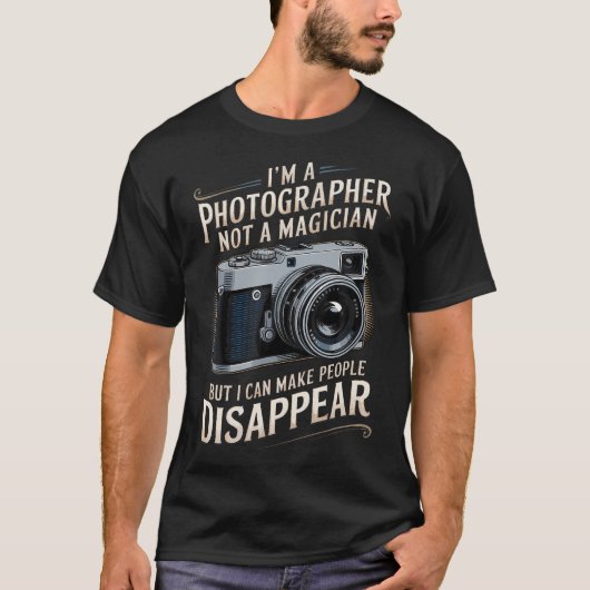 私はカメラマンです カメラマン 写真 カメラ 面白い 写真家 Tシャツ (正面)