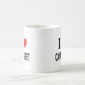 私はカメンベールが大好き コーヒーマグカップ (中央)
