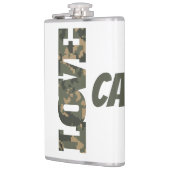 私はカモフラージグリーンブラウンが大好き | フラスク (左)