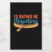 私はカヤックしたい ワインラベル (シングルラベル)