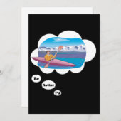 私はカヤックになりたい 招待状 (正面/裏面)