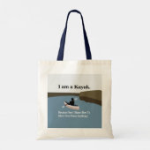 私はカヤックのカヤック トートバッグ (裏面)