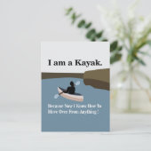 私はカヤックのカヤック ポストカード (スタンド正面)