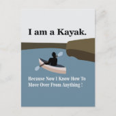 私はカヤックのカヤック ポストカード (正面)