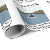 私はカヤックのカヤック ラッピングペーパー (ロールコーナー)