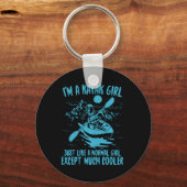 私はカヤックの女だ キーホルダー (正面)