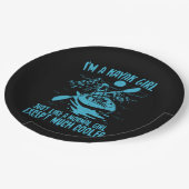 私はカヤックの女だ ペーパープレート (アングル)