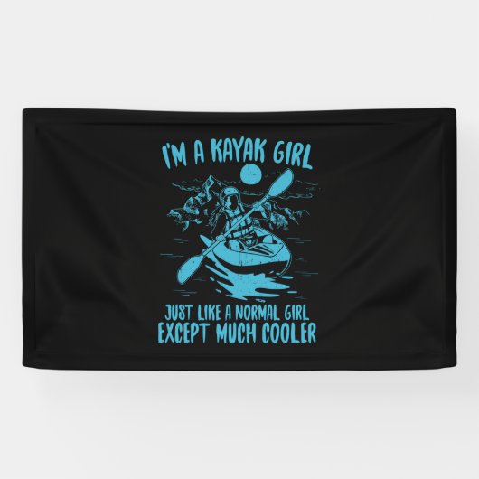 私はカヤックの女だ 横断幕 (横)