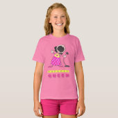 私はカラオケが大好き |カラオケクイーンTシャツ Tシャツ (正面フル)