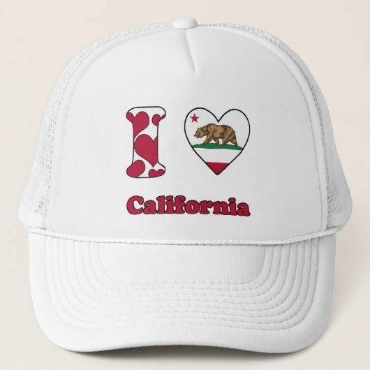 私はカリフォルニアが大好きだ キャップ (正面)