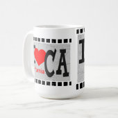 私はカリフォルニアが大好き – マグス コーヒーマグカップ (正面左)