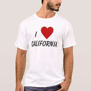 私はカリフォルニアの女性のシャツが大好き Tシャツ