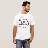 私はカリフォルニアを愛します Tシャツ (正面フル)