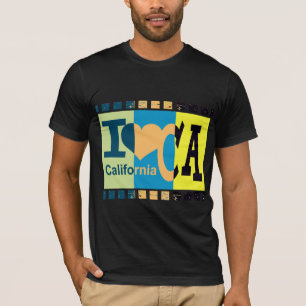 私はカリフォルニアを愛ポップ・アートのしている – art 2 tシャツ