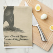 私はカリフォルニアタオル愛します キッチンタオル (四つ折り)