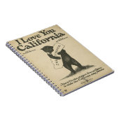 私はカリフォルニアノート愛します ノートブック (右側)