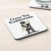 私はカリフォルニア力強い抱擁愛します コースター (左側)
