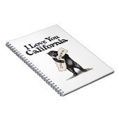 私はカリフォルニア力強い抱擁愛します ノートブック (右側)
