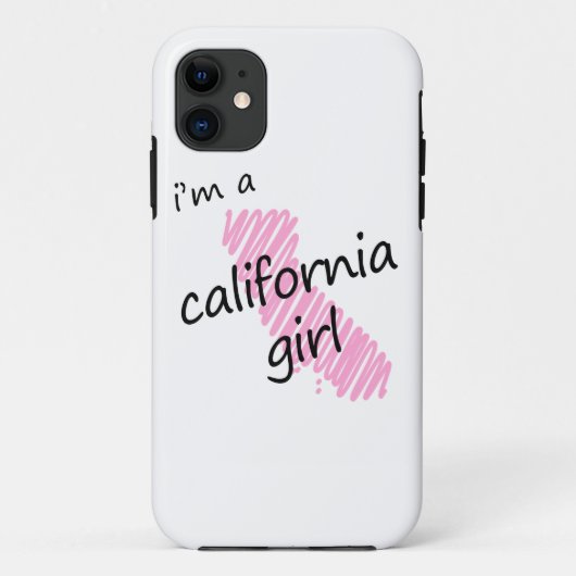 私はカリフォルニア女の子です Case-Mate iPhoneケース (裏面)