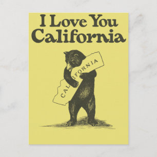 私はカリフォルニア愛します ポストカード