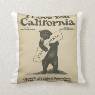 私はカリフォルニア枕愛します クッション