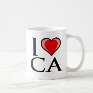 私はカリフォルニア-カリフォルニア--を愛します コーヒーマグカップ