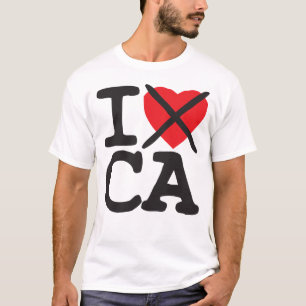 私はカリフォルニア-カリフォルニア--を憎みます Tシャツ