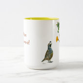 私はカリフォルニア-マグ--を愛します ツートーンマグカップ (中央)