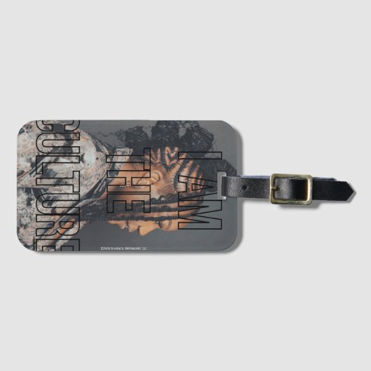 私はカルチャー荷物タグ ラゲッジタグ (正面横)