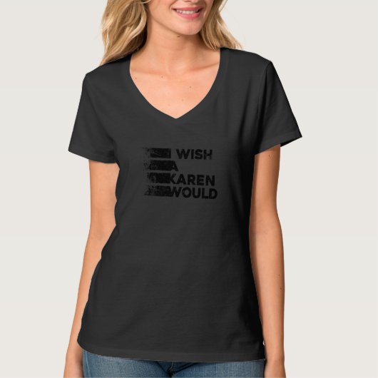 私はカレンと皮肉5 Tシャツ (正面)