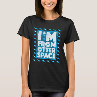 私はカワウソの宇宙-おもしろいなカワウソのデザインからあります Tシャツ