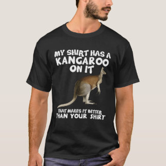 私はカンガルー動物園の飼育員をしている Tシャツ