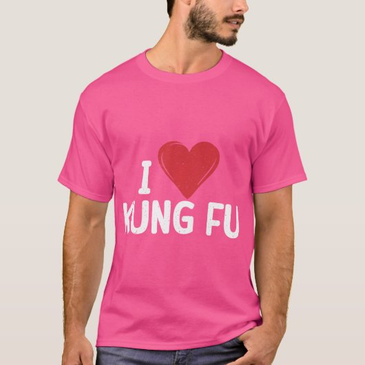 私はカンフーが大好き Tシャツ (正面)