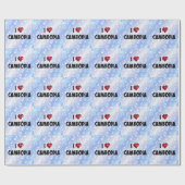 私はカンボジアの旗を愛しています ラッピングペーパー (フラット)