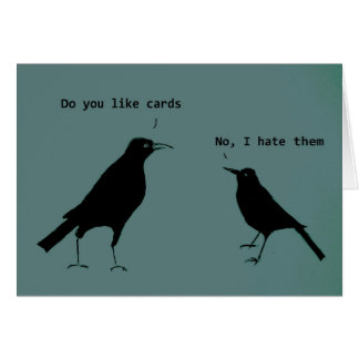 私はカードが嫌いだ