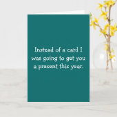 私はカードの代わりに君にプレゼンをしてもらおうと思っていた。 カード (黄色い花)