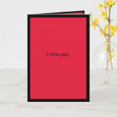 私はカードを恋しく思います カード (黄色い花)