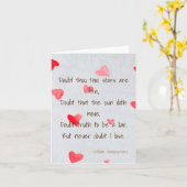 私はカードを愛していることを疑わない カード (黄色い花)