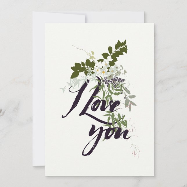 私はカード愛します (正面)