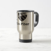 私はカーボン繊維を愛します トラベルマグ (正面右)