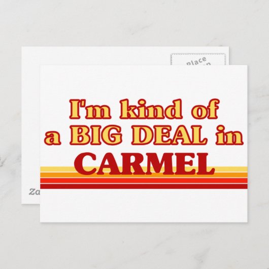 私はカーメルで大きな取引をしている ポストカード (正面/裏面)