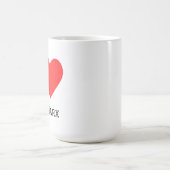 私はカール・マルクスが好き コーヒーマグカップ (中央)