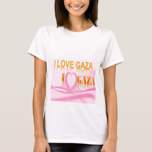 私はガザが大好き Tシャツ