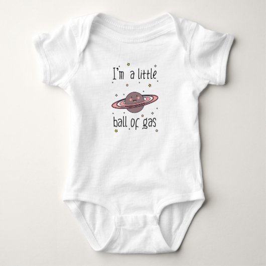私はガスの塊だ ベビーボディスーツ (正面)