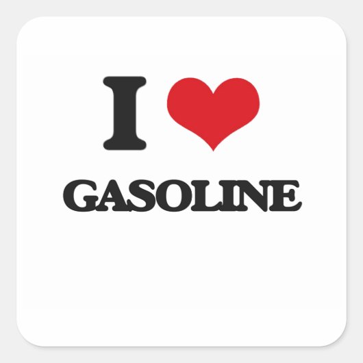 私はガソリンが大好きだ スクエアシール (正面)
