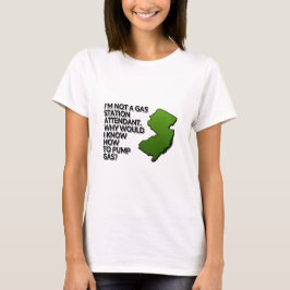 私はガソリンスタンドの付き添い人ですなぜ私が知るのか Tシャツ