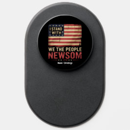 私はガビン・ニューソム州知事サポーター・ユナイトと共に立つ ポップソケット