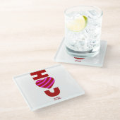 私はガラスのコースターが大好き ガラスコースター (アングル)