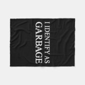 私はガルビージュトランプ2024政治的なおもしろいと識別 フリースブランケット (正面(横))