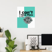 私はガレージに予定が入っていない ポスター (ホームオフィス)